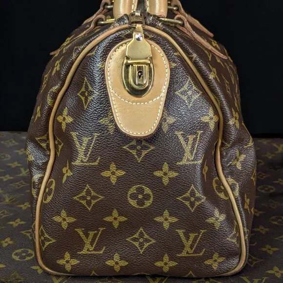 1970s LOUIS VUITTON Speedy 30 The French Company - Vintage LV Bag - Picture 5 of 16